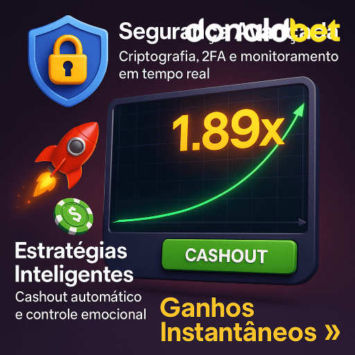 Jogue Crash na DONALD BET!