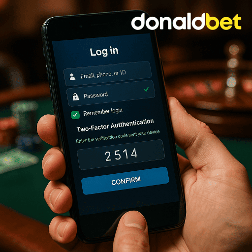 Figura 2 do login da DONALD BET